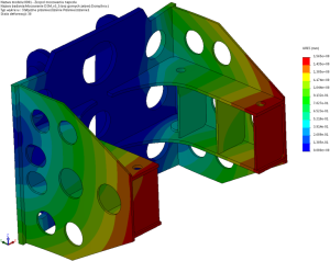 4. Hydraulic drive mounting body FEM modell II